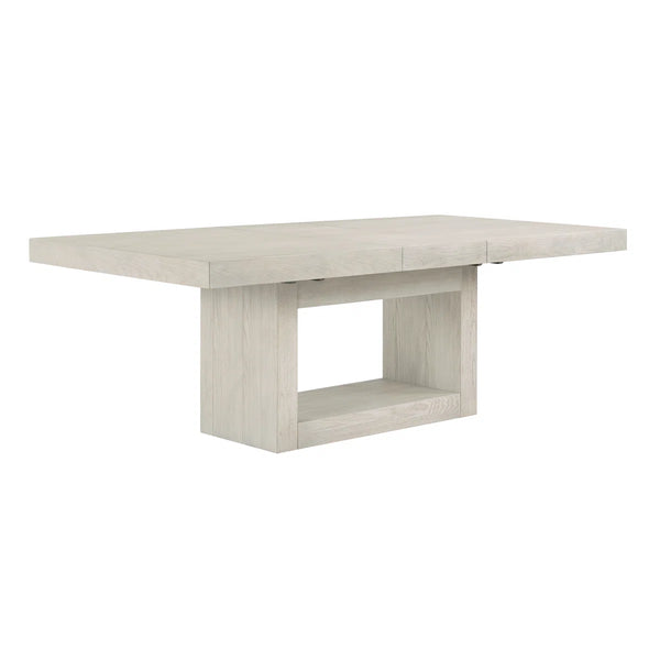 Hiken Extendable Solid Wood Base Dining Table - Wooden bazar