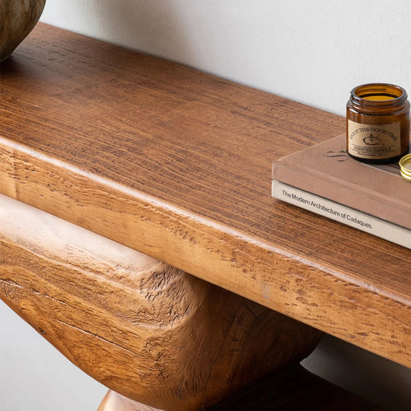 Kelemen Console Table for Entryway, Hallway & Living Room | Modern Accent Table  Wooden Bazar