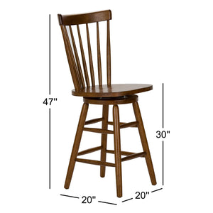 Knaack Swivel Counter Stool  Wooden Bazar
