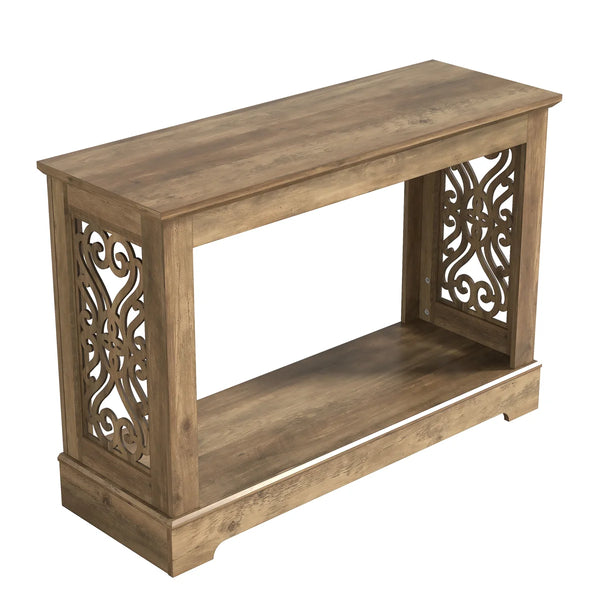 Console Table for Entryway, Hallway, Living Room & Sofa Area  Wooden Bazar