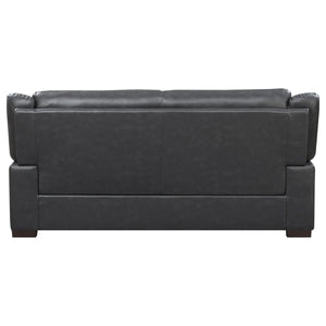 Krista Upholstered Padded Arm Sofa   Wooden Bazar
