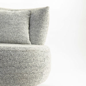 Limberg Modern Swivel Lounge Chair - Wooden bazar