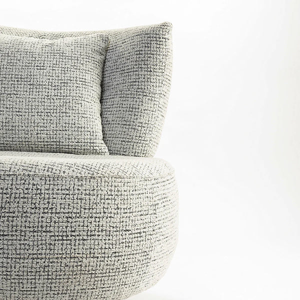 Limberg Modern Swivel Lounge Chair - Wooden bazar