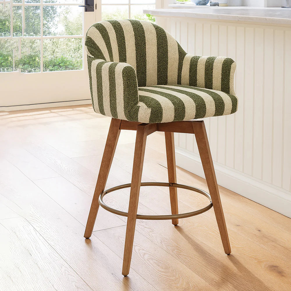 Gaddy Modern Wooden Bar Stools - Wooden Bazar