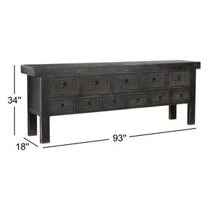 Solid Wood Top Console Table for Entryway, Living Room & Hallway  Wooden Bazar