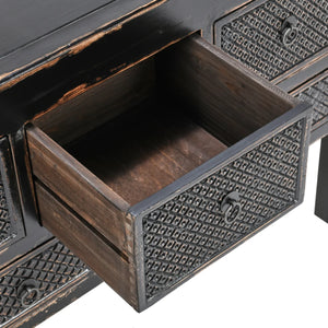 Solid Wood Top Console Table for Entryway, Living Room & Hallway  Wooden Bazar