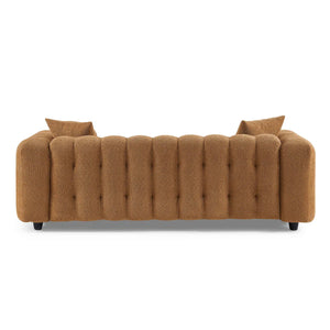 Lenzi Modern Square Arms Chesterfield Sofa - WoodenBazar