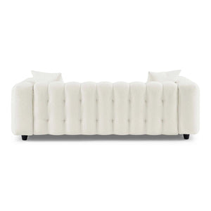 MINIMORE Modern 89.4'' Square Arms Chesterfield Sofa