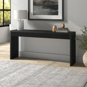 Lawrence Fluted Console Table for Entryway, Hallway & Living Room – Modern Accent Table  Wooden Bazar
