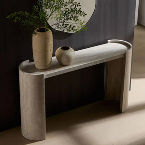 Modern MDF Console Table for Entryway, Hallway & Living Room | Contemporary Accent Table  Wooden Bazar