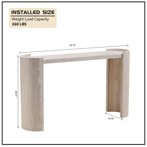 Modern MDF Console Table for Entryway, Hallway & Living Room | Contemporary Accent Table  Wooden Bazar