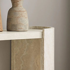 Modern MDF Console Table for Entryway, Hallway & Living Room | Contemporary Accent Table  Wooden Bazar