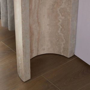 Modern MDF Console Table for Entryway, Hallway & Living Room | Contemporary Accent Table  Wooden Bazar