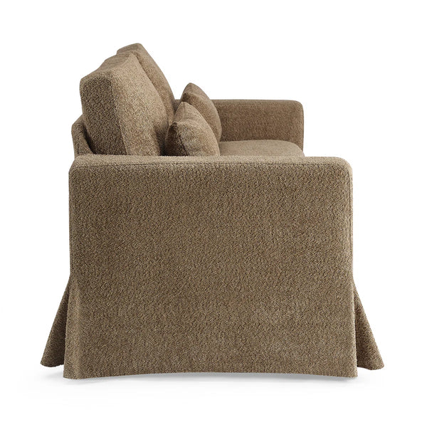 Brenda 3-Seater Sofa With Slipcover - Wooden Bazar