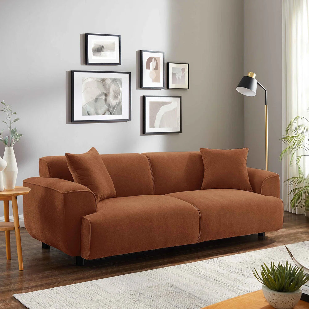 Gorgin Modern Style 3 Seater Sofa - Wooden Bazar