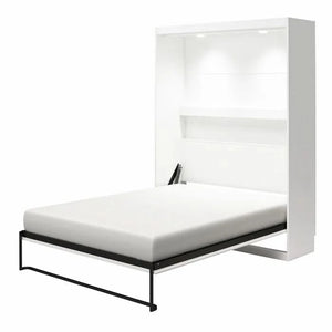 Murphy Bed with Gallery Shelf & Touch Sensor LED Lighting