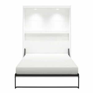Murphy Bed with Gallery Shelf & Touch Sensor LED Lighting