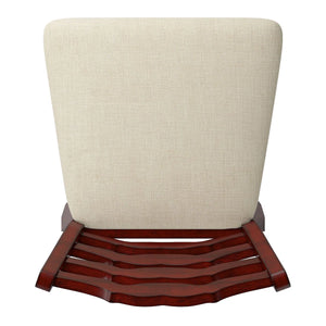 Makris Swivel Upholstered Counter Stool with Comfortable Padded Seat  Wooden Bazar