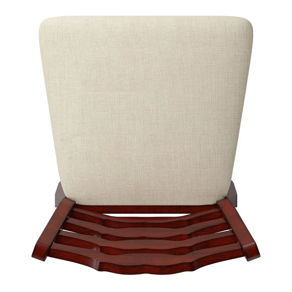 Makris Swivel Upholstered Counter Stool with Comfortable Padded Seat  Wooden Bazar