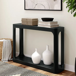 Maly Solid Wood Console Table for Living Room, Hallway & Entryway  Wooden Bazar
