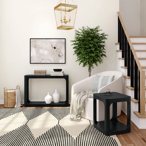 Maly  Solid Wood Entryway & Sofa Console Table  Wooden Bazar