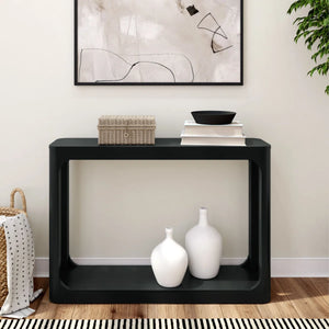 Maly Solid Wood Console Table for Living Room, Hallway & Entryway  Wooden Bazar
