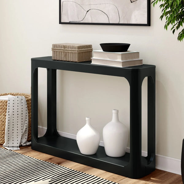 Maly  Solid Wood Entryway & Sofa Console Table  Wooden Bazar