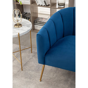 Velvet Loveseat  Wooden Bazar