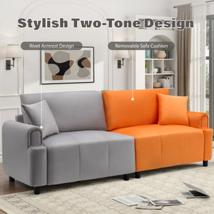 Erack 3-Seater Modular Sofa Couch with Velvet Finish
