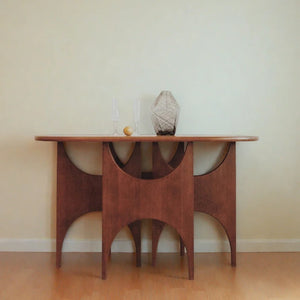 Mid-Century Modern Console Table for Entryway, Hallway & Living Room  Wooden Bazar