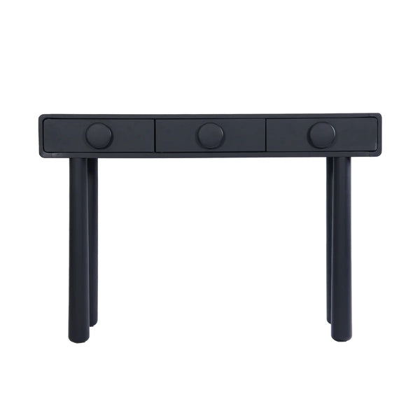 Mid-Century Modern Console Table with Solid Wood Legs for Entryway & Living Room  Wooden Bazar