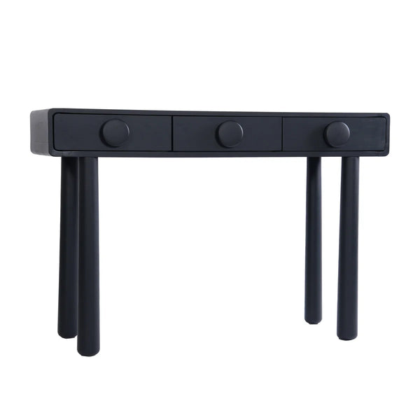Mid-Century Modern Console Table with Solid Wood Legs for Entryway & Living Room  Wooden Bazar