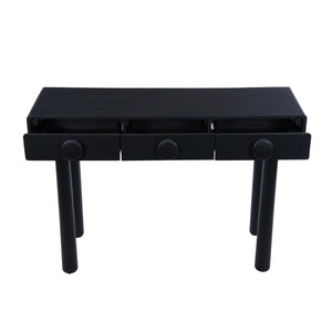 Mid-Century Modern Console Table with Solid Wood Legs for Entryway & Living Room  Wooden Bazar