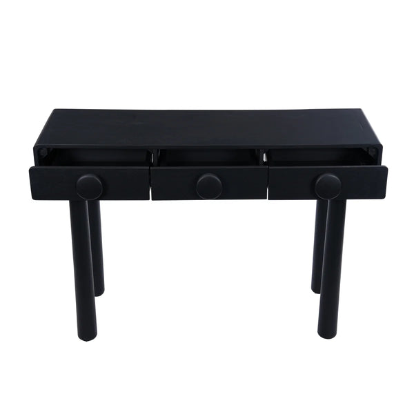 Mid-Century Modern Console Table with Solid Wood Legs for Entryway & Living Room  Wooden Bazar