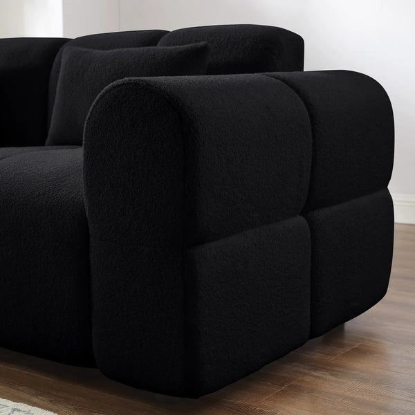 Jaksi Upholstered Sofa - Wooden Bazar