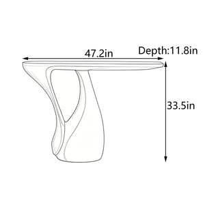 Modern Luxury Console Table for Entryway, Hallway & Living Room  Wooden Bazar