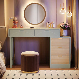 Modern Makeup Vanity Table  Wooden Bazar