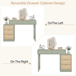 Modern Makeup Vanity Table  Wooden Bazar