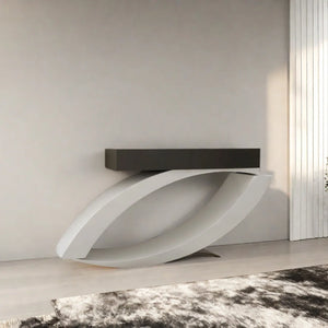 Modern Minimalist Artistic Console Table for Entryway, Hallway & Living Room  Wooden Bazar