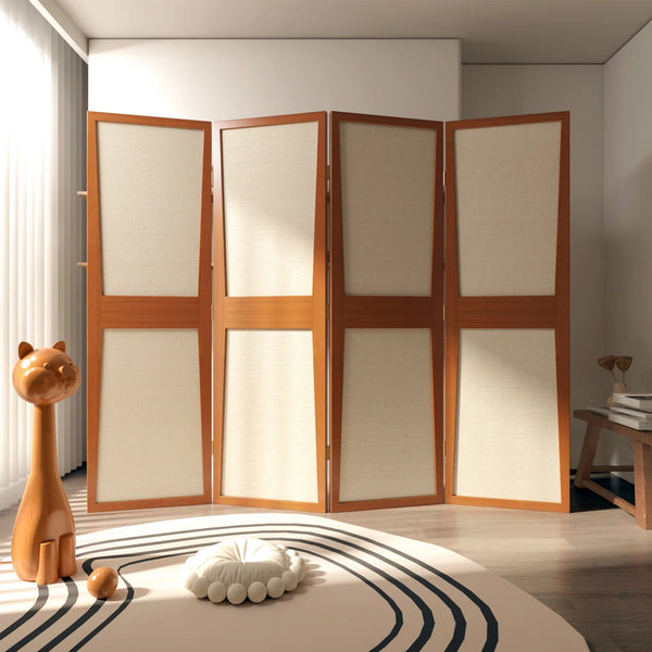 **Modern Minimalist Wooden Room Divider Screen**  Wooden Bazar