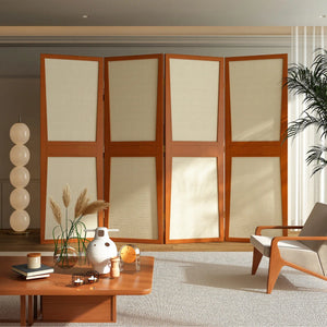 **Modern Minimalist Wooden Room Divider Screen**  Wooden Bazar
