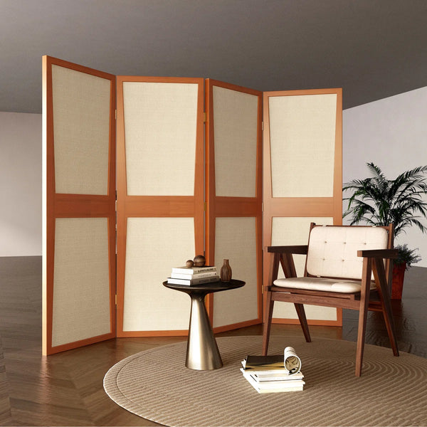 **Modern Minimalist Wooden Room Divider Screen**  Wooden Bazar