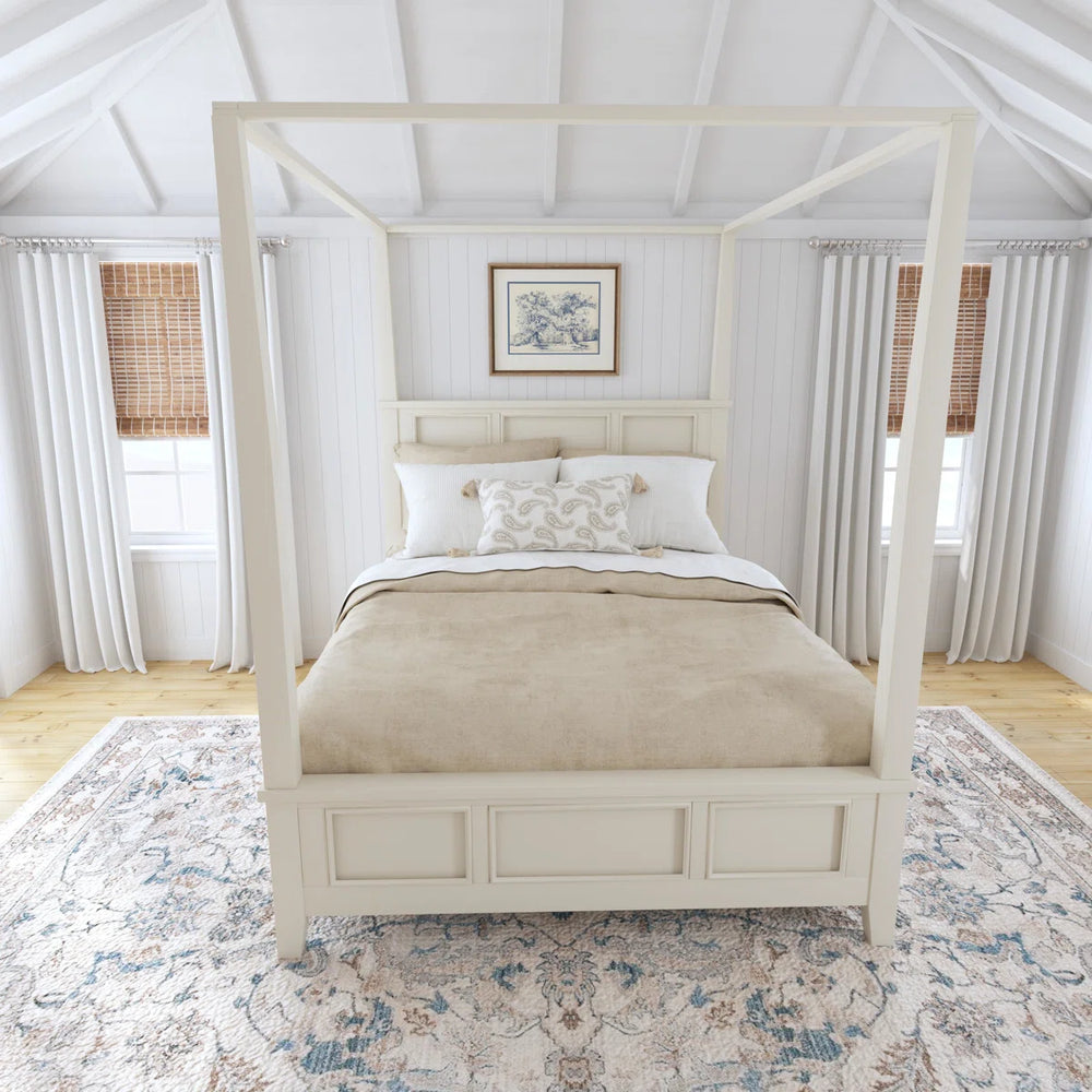 Mosqueda Canopy Bed - Wooden Bazar