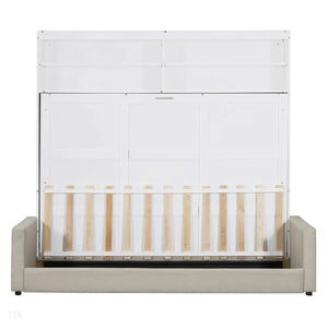 Murphy Bed Wall Bed With Sofa, Bed Frame - Wooden Bazar