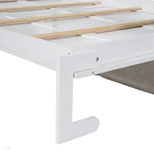Murphy Bed Wall Bed With Sofa, Bed Frame - Wooden Bazar