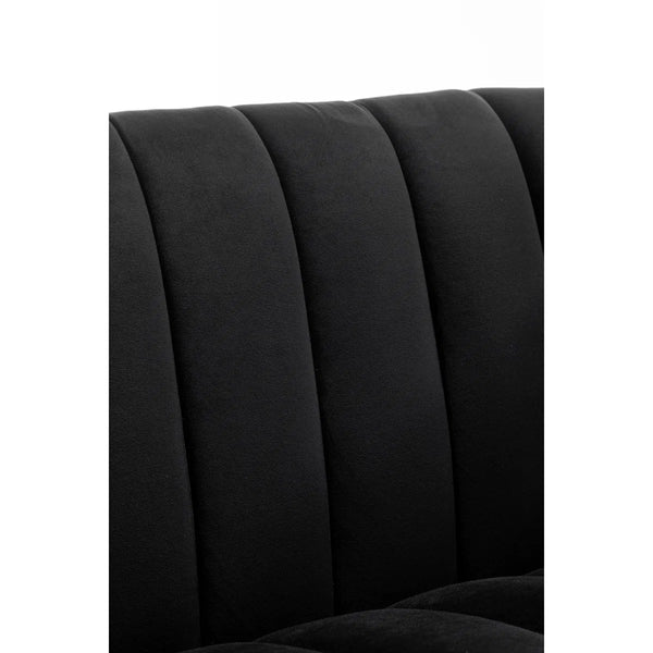 Velvet Loveseat  Wooden Bazar