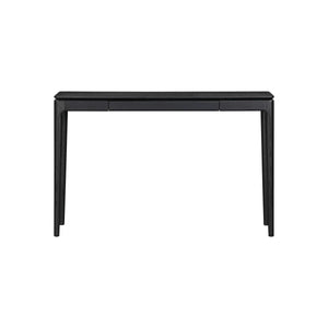 NTC Mingle 47-Inch Solid Wood Console Table with Hidden Drawer, Dark Walnut Finish  Wooden Bazar