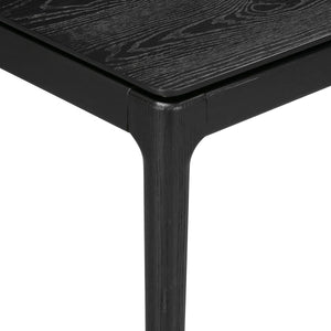 NTC Mingle 47-Inch Solid Wood Console Table with Hidden Drawer, Dark Walnut Finish  Wooden Bazar