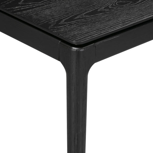 NTC Mingle 47-Inch Solid Wood Console Table with Hidden Drawer, Dark Walnut Finish  Wooden Bazar