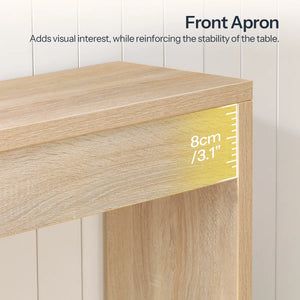 Nooriyah Narrow Console Table for Hallway, Entryway & Foyer  Wooden Bazar